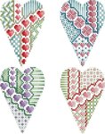 Crazy Valentine Ornaments 1 (image for) Crazy Valentine Ornaments 1